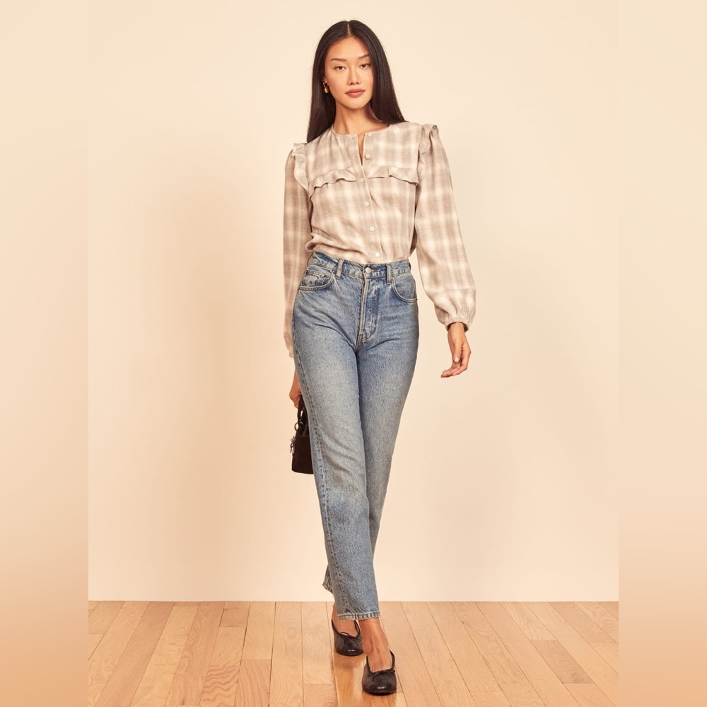 Aya Flannel Button Down Top